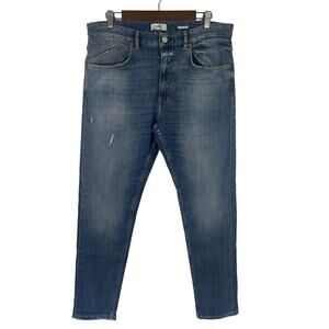 CLOSED COOPER‎ TRUE SLIM ORGANIC COTTON TAPERED JEAN IN BLUE NWOT MEN'S SIZE 34